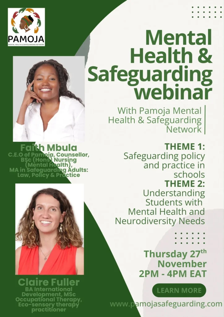 Mental Health and Safeguarding Webinar
